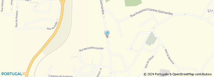 Mapa de Rua António da Costa Guimarães