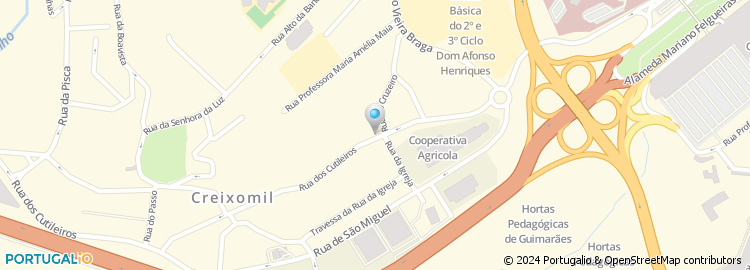 Mapa de Hospital da Senhora da Oliveira