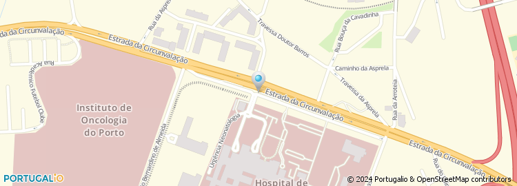 Mapa de Hospital de São João, E.P.E