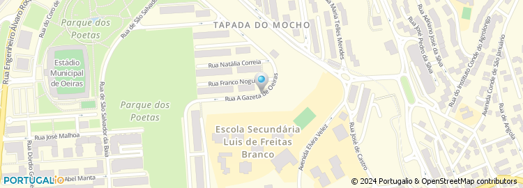 Mapa de Hospital Prisional S. João Deus