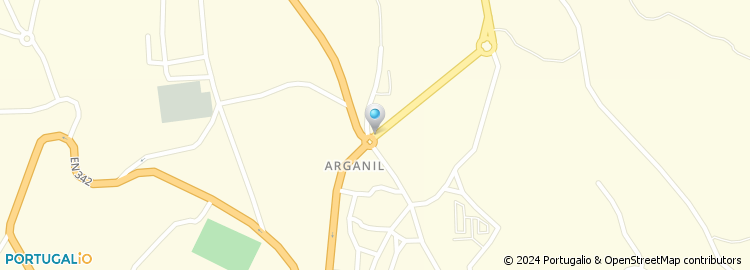Mapa de Hotel de Arganil