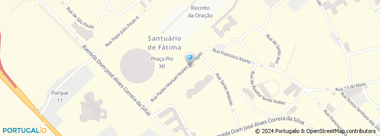 Mapa de Hotel Estrela de Fatima, Lda