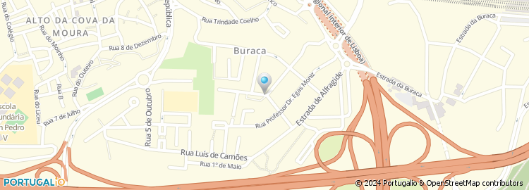 Mapa de Hotel Ibis Lisboa Alfragide