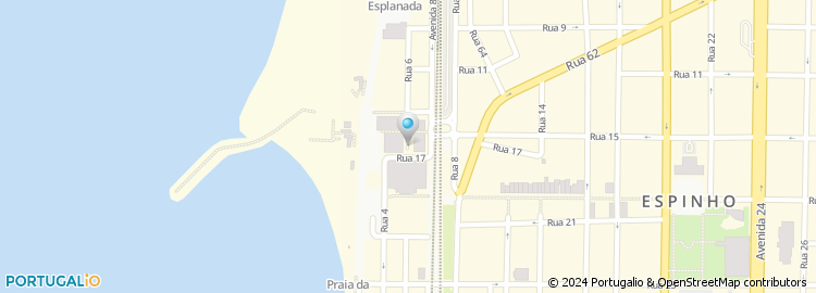 Mapa de Hotel Praia Golfe