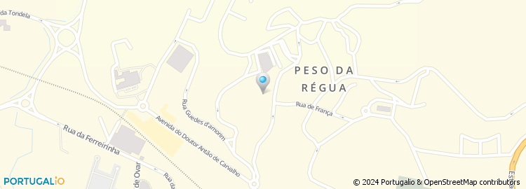 Mapa de Hotel Régua Douro