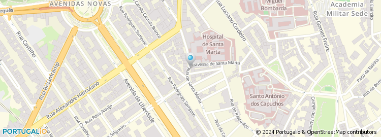 Mapa de Hotel Stª Marta, S.a.