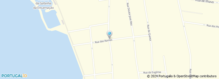 Mapa de Rua das Ramas