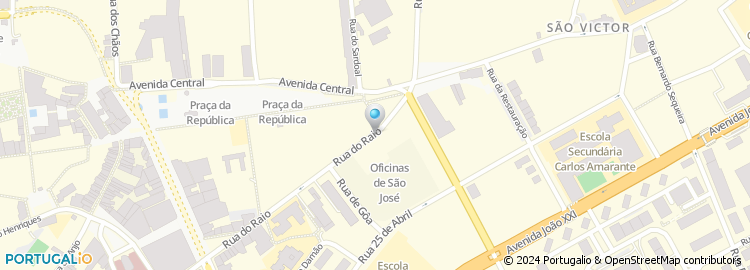Mapa de Imobiliária Falances & Fontes, Lda