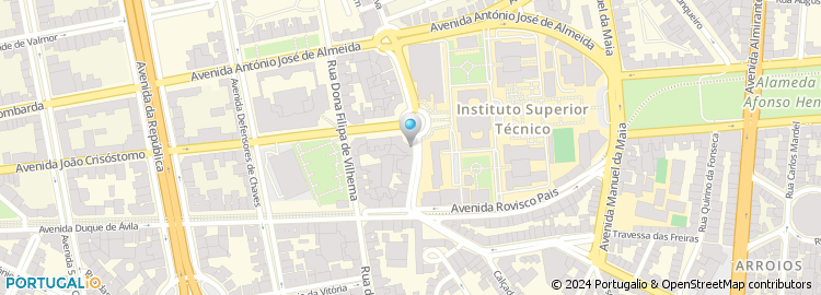 Mapa de INESC-ID - Instituto de Engenharia de Sistemas e Computadores, Investigação e Desenvolvimento em Lisboa