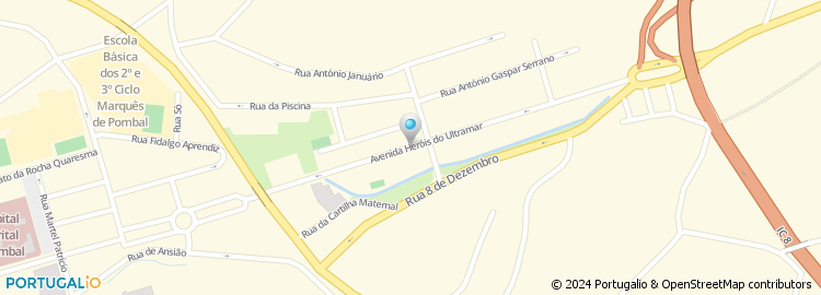 Mapa de Inst. de Musica Ares Centro, Lda