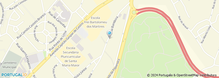 Mapa de Instituto da Segurança Social, Centro Distrital de Viana do Castelo