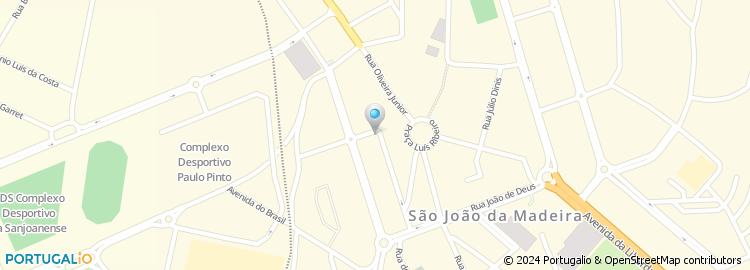 Mapa de Instituto de Línguas de São João Madeira