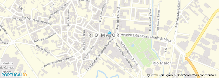 Mapa de Instituto Óptico, Rio Maior