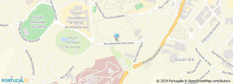 Mapa de Instituto Português do Desporto e Juventude, Guarda