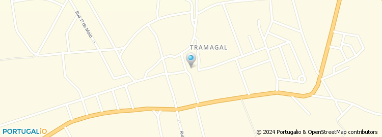 Mapa de Intermarché Contact, Tramagal
