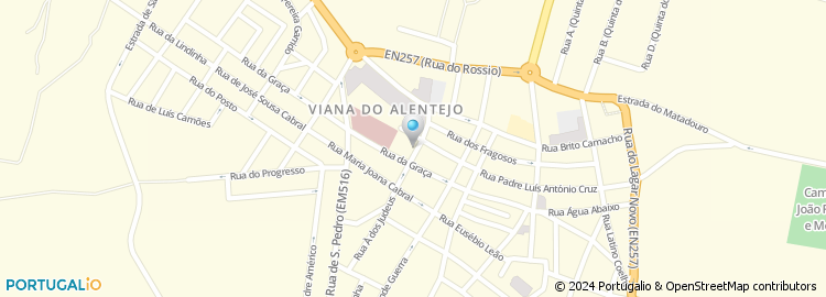 Mapa de Intermarché Contact, Viana do Alentejo