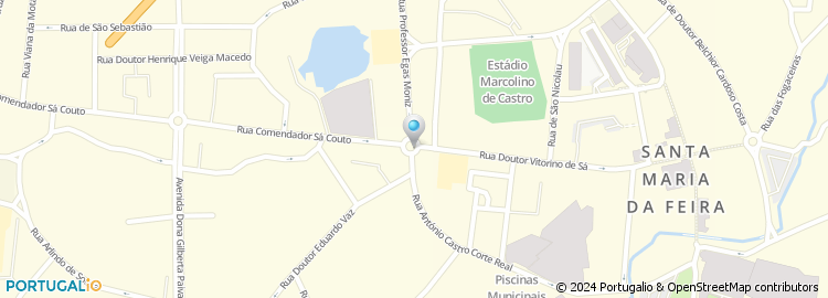 Mapa de ISVOUGA, Instituto Superior de Entre Douro e Vouga