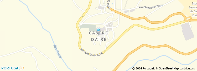 Mapa de Jardim de Infância de Alva, Castro Daire