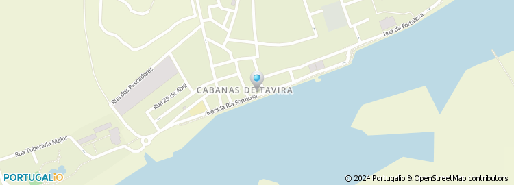 Mapa de Junta de Freguesia de Cabanas de Tavira