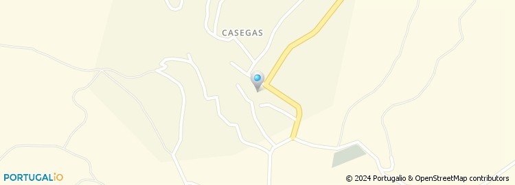Mapa de Junta de Freguesia de Casegas