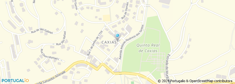 Mapa de Junta de Freguesia de Caxias