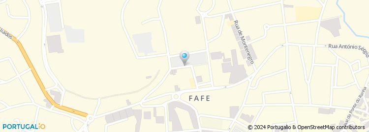 Mapa de Junta de Freguesia de Fafe