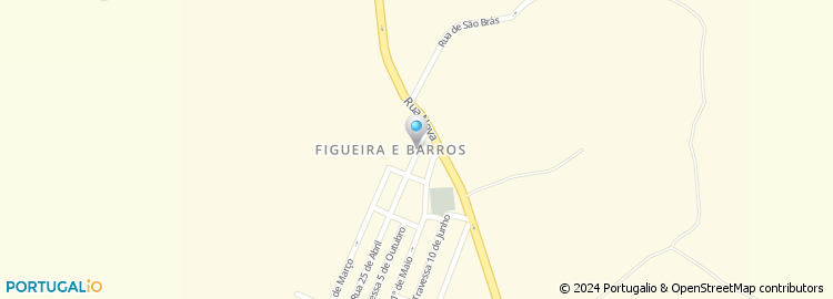 Mapa de Junta de Freguesia de Figueira e Barros