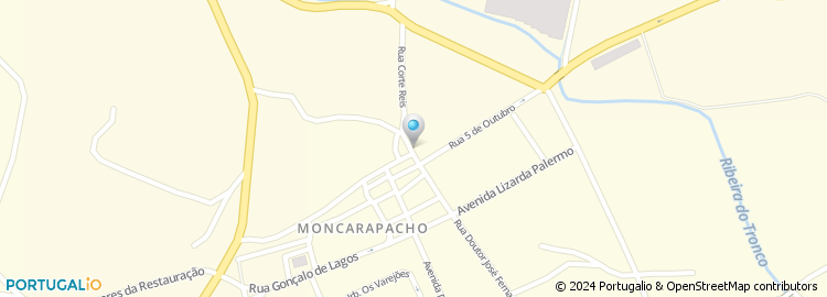 Mapa de Junta de Freguesia de Moncarapacho