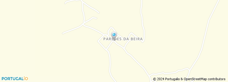 Mapa de Junta de Freguesia de Paredes da Beira