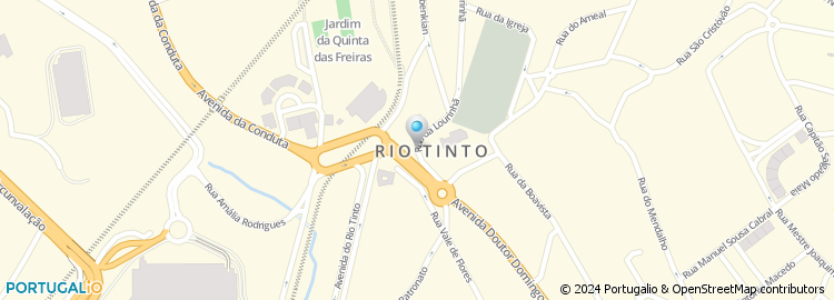 Mapa de Junta de Freguesia de Rio Tinto