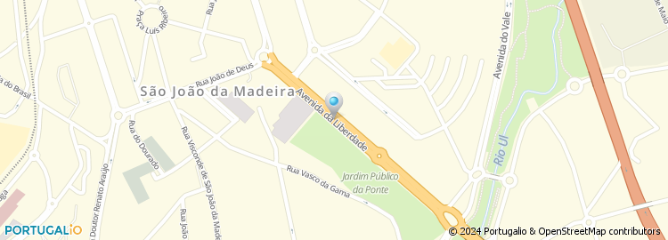 Mapa de Junta de Freguesia de São João da Madeira