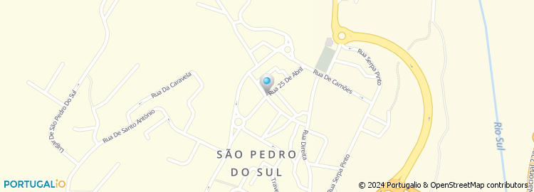 Mapa de Junta de Freguesia de São Pedro do Sul