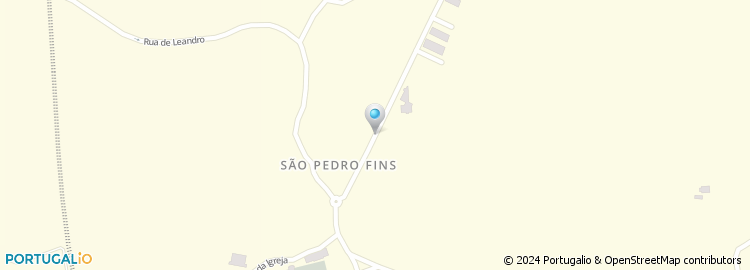 Mapa de Junta de Freguesia de São Pedro Fins