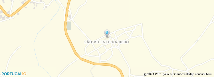 Mapa de Junta de Freguesia de São Vicente da Beira