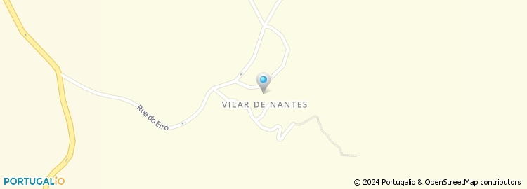 Mapa de Junta de Freguesia de Vilar de Nantes
