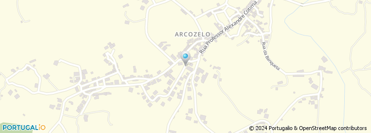 Mapa de Junta de Freguesia do Arcozelo em Gouveia