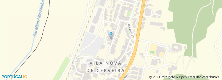 Mapa de Laboratório de Análises Clínicas Dr José Manso, Vila Nova de Cerqueira
