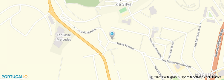 Mapa de Laboratório de Psicologia de Braga