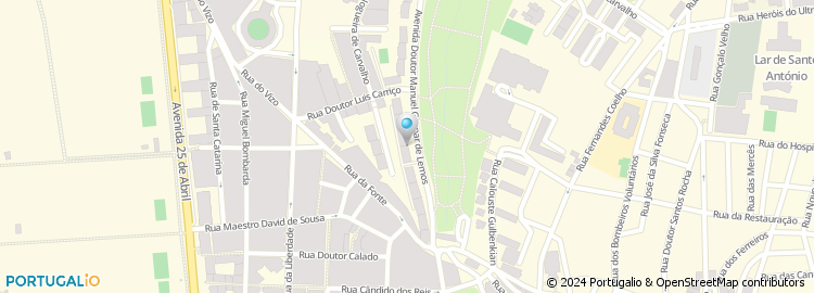 Mapa de Laboratório Tomaz - Análises Clínicas, Abadias