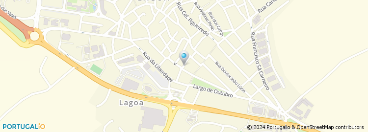 Mapa de Rua Pinheiro Chagas