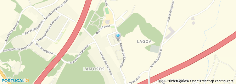 Mapa de Lagoatrans - Camionagem de Carga, Lda