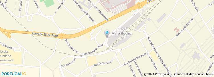 Mapa de Lanidor, Estação Viana Shopping