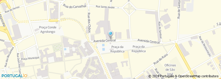 Mapa de Leader empresa de trabalho temporario, Lda (Braga)