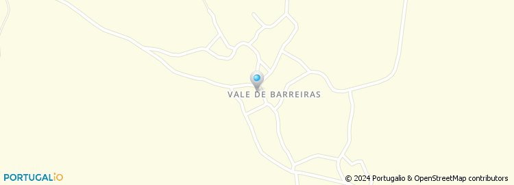 Mapa de Vale de Barreiras