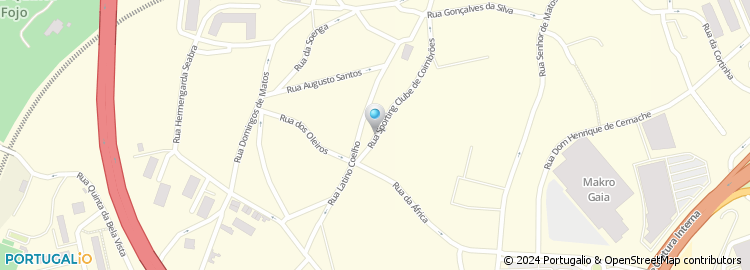 Mapa de Leogaia - Restaurantes Rapidos, Lda