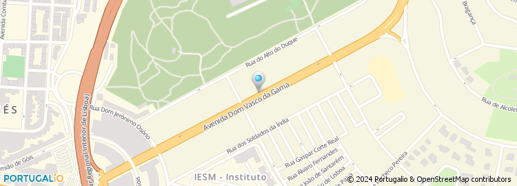 Mapa de Avenida Dom Vasco da Gama