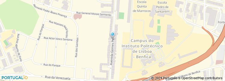 Mapa de Avenida Gomes Pereira