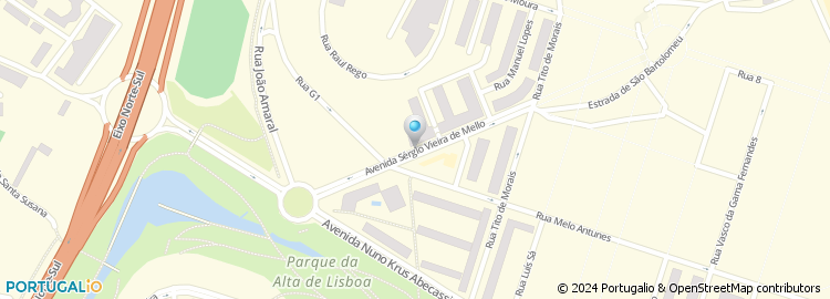 Mapa de Avenida Sérgio Vieira de Mello