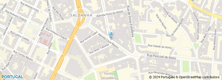 Mapa de Avenida Casal Ribeiro
