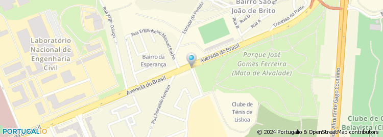 Mapa de Rua Alferes Malheiro